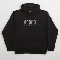 Fucking Awesome Spike Repeat Embroidered Hoodie - Black thumbnail