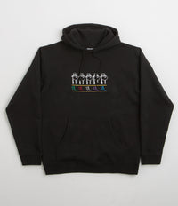 Fucking Awesome Spike Repeat Embroidered Hoodie in Black