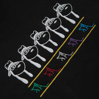 Fucking Awesome Spike Repeat Embroidered Hoodie - Black thumbnail
