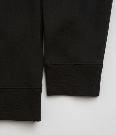 Fucking Awesome Spike Repeat Embroidered Hoodie - Black