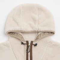 Garbstore Fleece Hoodie in Sand thumbnail