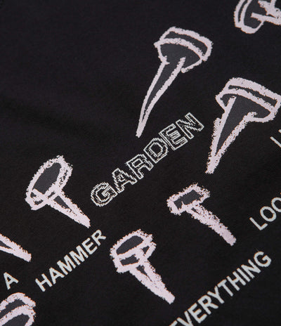 Garden Nails T-Shirt in Black