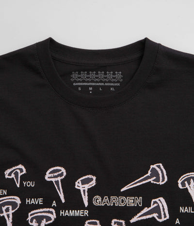 Garden Nails T-Shirt in Black
