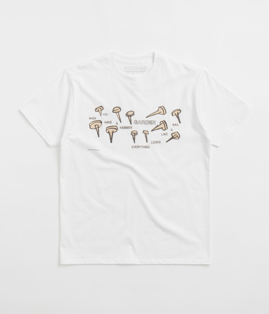 Garden Nails T-Shirt in White
