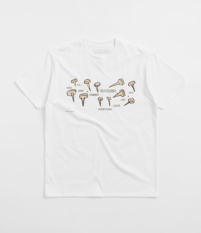 Garden Nails T-Shirt in White