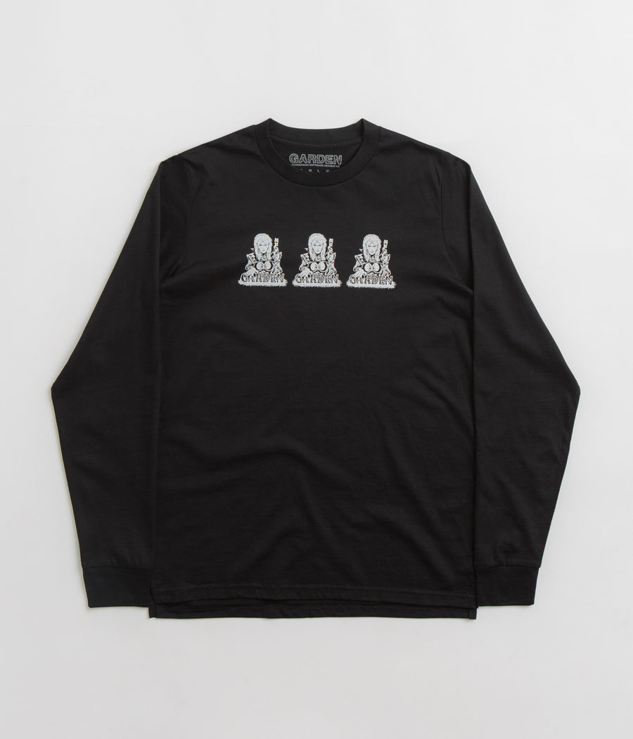 Garden Raiders Long Sleeve T-Shirt in Black