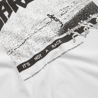 Garden Runner T-Shirt in White and Black thumbnail
