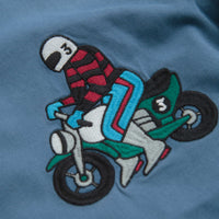 Tired Moto Field Jacket - Cadet Blue thumbnail