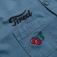 Tired Moto Field Jacket - Cadet Blue thumbnail