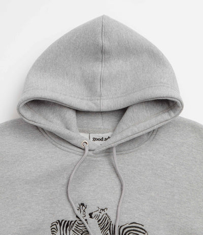 Good Advice Zebra Hoodie - Sports Grey