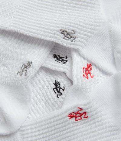 Gramicci Basic Crew Socks in White and Multi