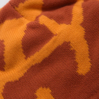 Gramicci Burly Runningman Beanie in Burnt Orange thumbnail