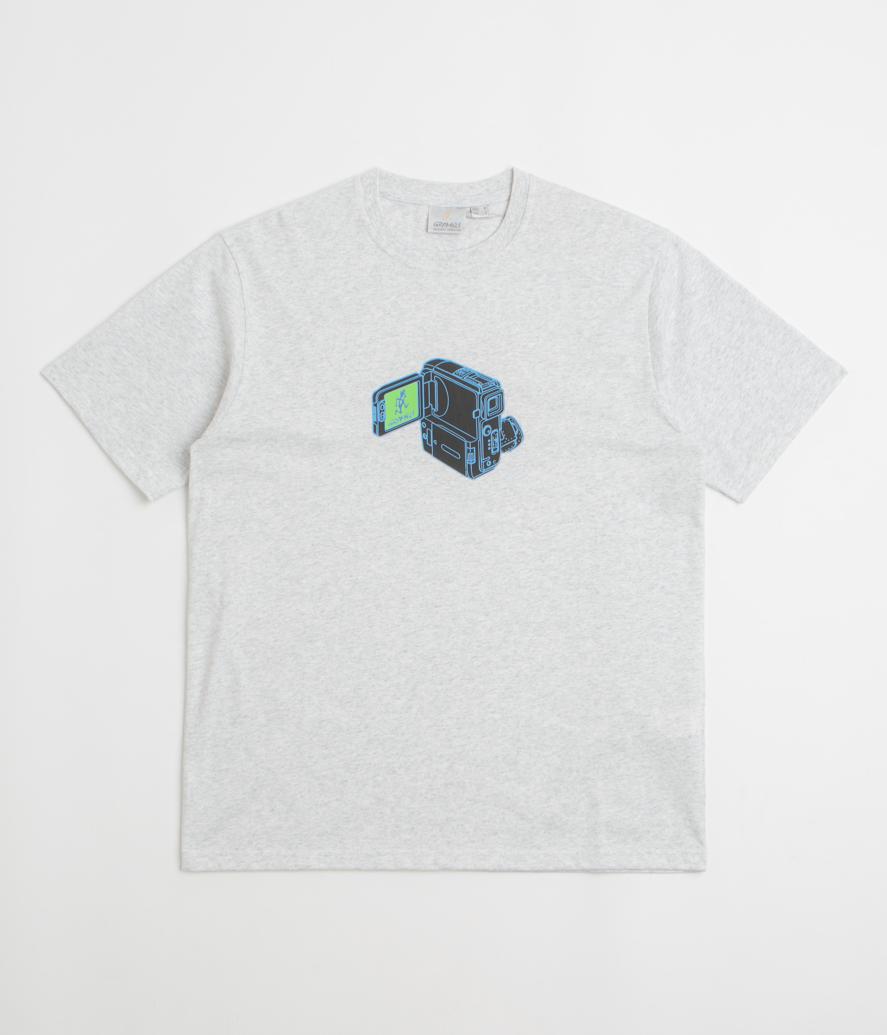 Gramicci Camcorder T-Shirt in Heather Ash