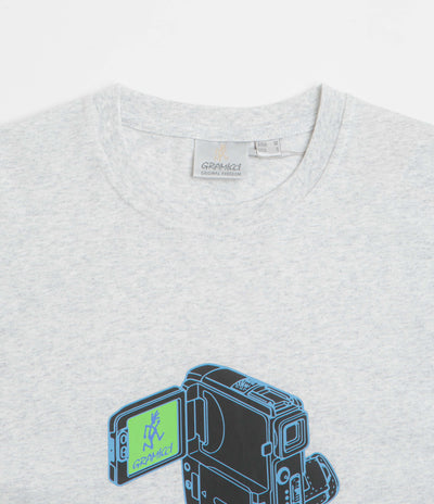 Gramicci Camcorder T-Shirt in Heather Ash