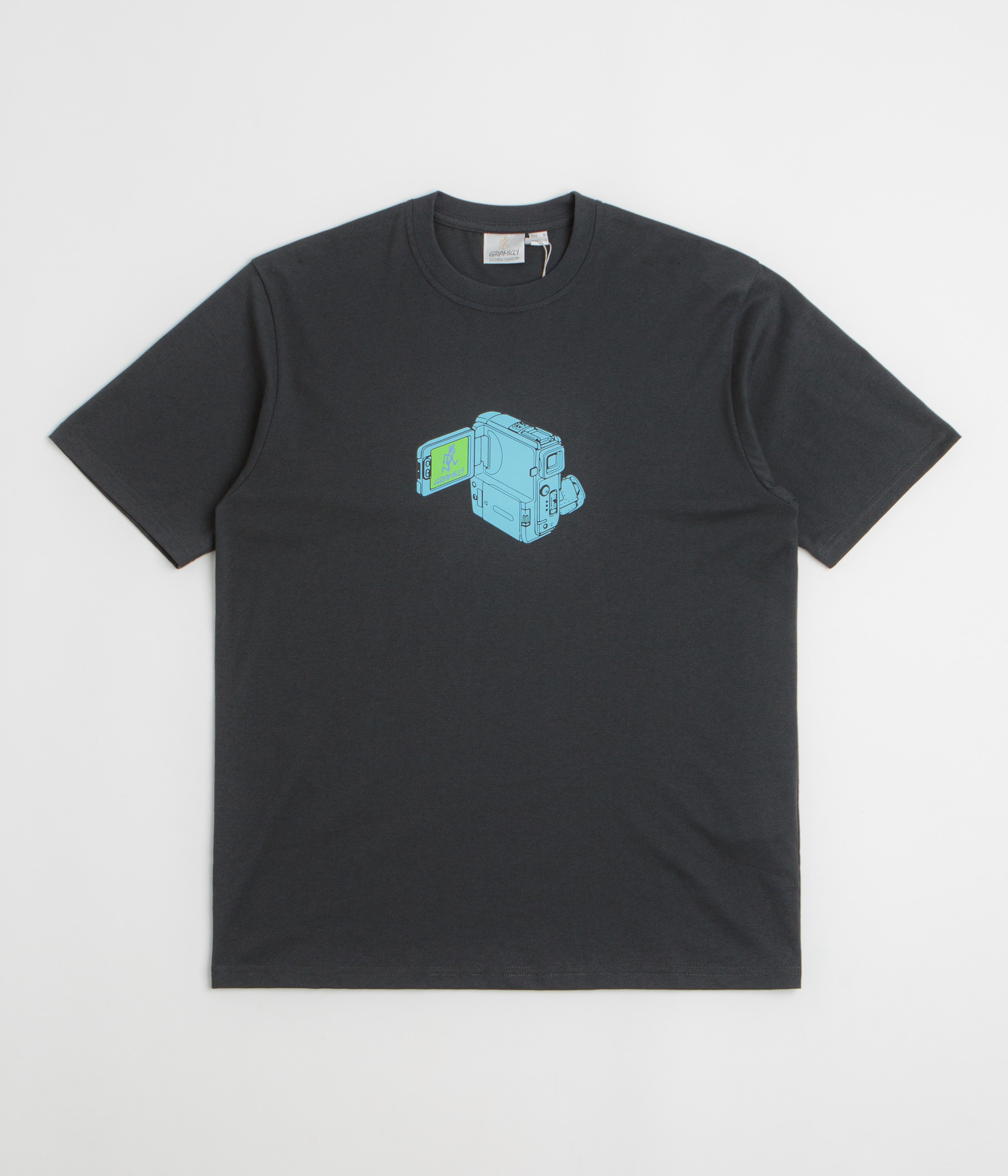 Gramicci Camcorder T-Shirt in Vintage Black