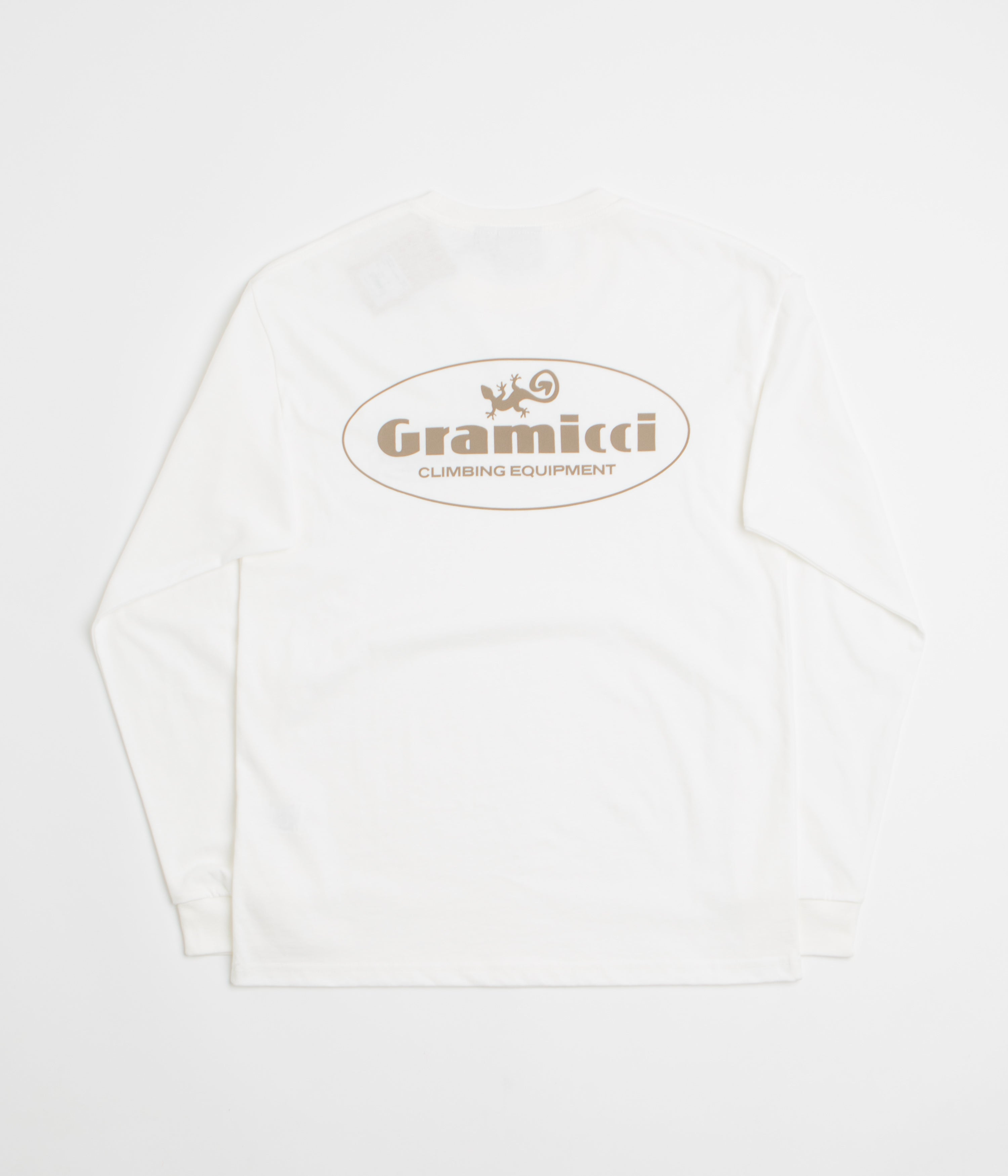Gramicci Climbing Equipment Long Sleeve T-Shirt in White