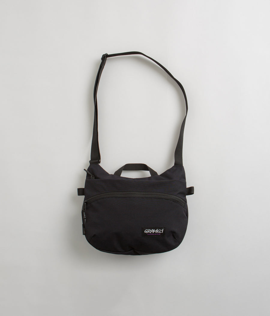 sprayground shark teeth embossed zip up backpack item - Black