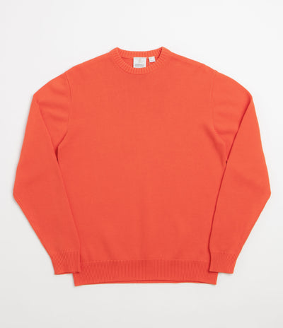 Gramicci Cotton Knit Crewneck Sweatshirt - Cayenne