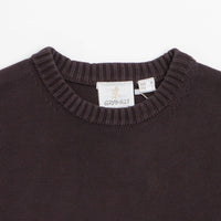 Gramicci Cotton Knit Crewneck Sweatshirt - Charcoal thumbnail