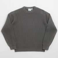 Gramicci Cotton Knit Crewneck Sweatshirt in Grey thumbnail