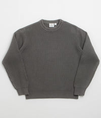 Gramicci Cotton Knit Crewneck Sweatshirt in Grey