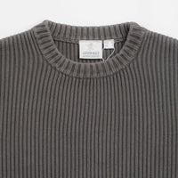 Gramicci Cotton Knit Crewneck Sweatshirt in Grey thumbnail
