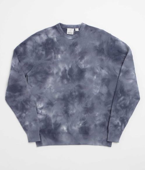 Gramicci Cotton Knit Crewneck Sweatshirt - Navy Fade