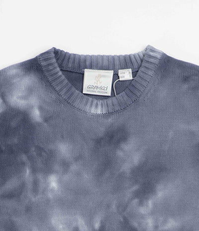 Gramicci Cotton Knit Crewneck Sweatshirt - Navy Fade