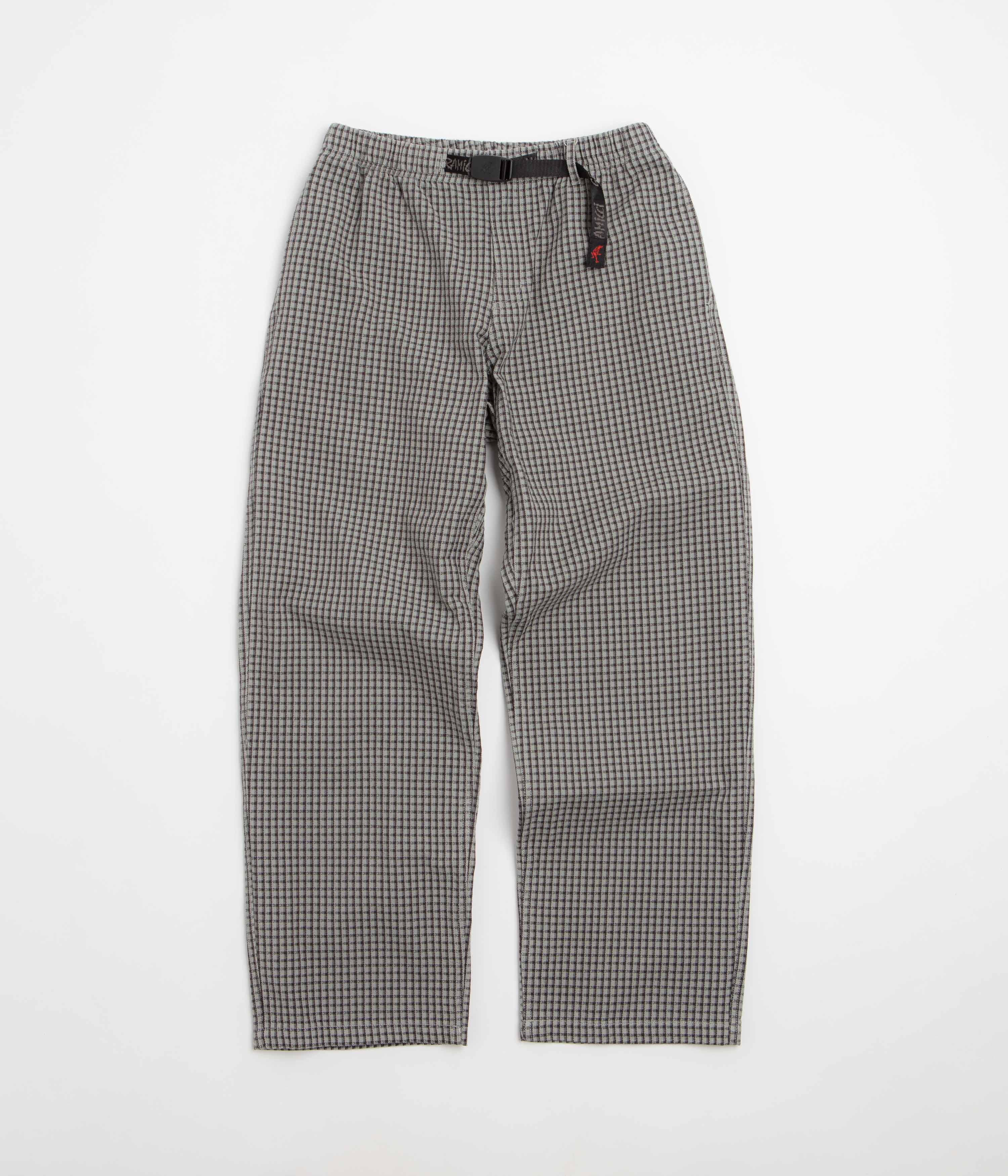 Gramicci Dobby Plaid Straight Fit G Pants - Stone