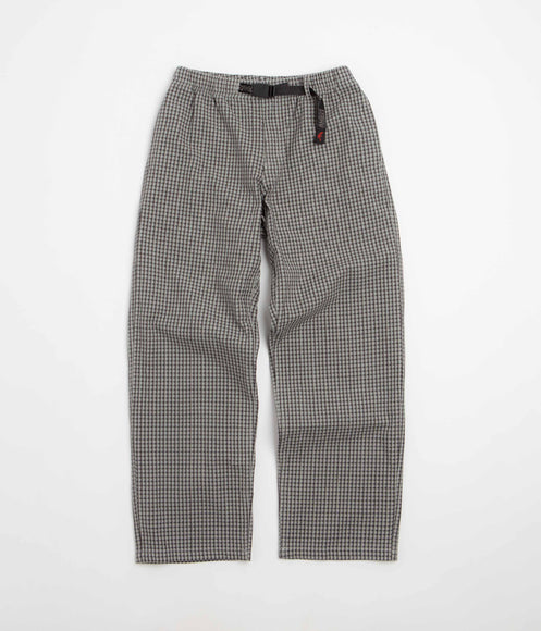 Gramicci Dobby Plaid Straight Fit G Pants - Stone