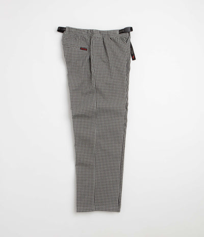 Gramicci Dobby Plaid Straight Fit G Pants - Stone