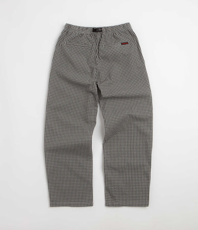 Gramicci Dobby Plaid Straight Fit G Pants - Stone