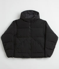 Gramicci Down Hooded Puffer Jacket in Black