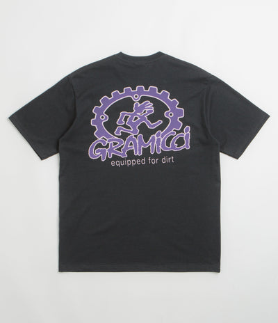 Gramicci Equipped For Dirt T-Shirt in Vintage Black