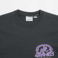 Gramicci Equipped For Dirt T-Shirt in Vintage Black thumbnail
