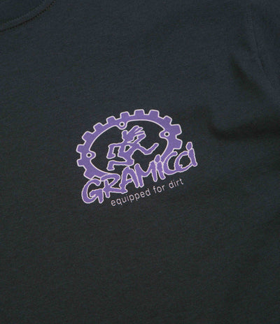 Gramicci Equipped For Dirt T-Shirt in Vintage Black