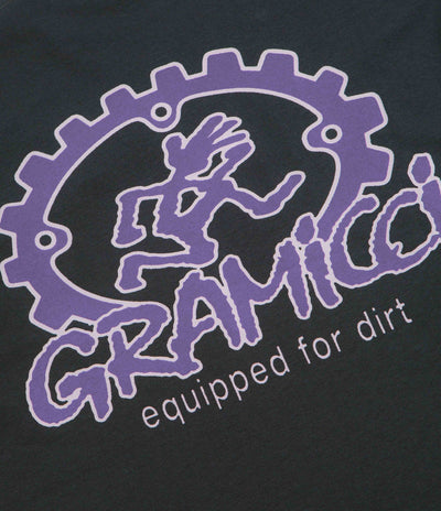 Gramicci Equipped For Dirt T-Shirt in Vintage Black
