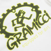 Gramicci Equipped For Dirt T-Shirt in White thumbnail