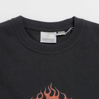 Gramicci Flames T-Shirt - Vintage Black thumbnail
