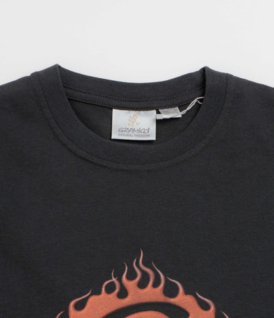 Gramicci Flames T-Shirt - Vintage Black