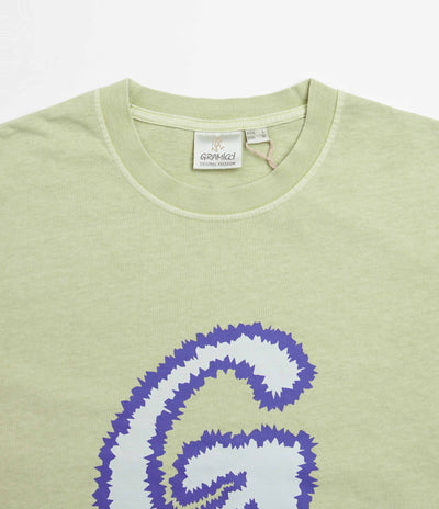 Gramicci Fuzzy G-Logo T-Shirt - Smoky Mint Pigment