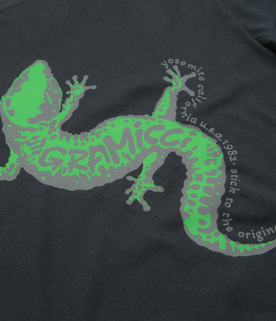 Gramicci Gecko Long Sleeve T-Shirt in Vintage Black