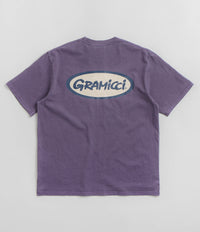 Gramicci Gramicci Oval T-Shirt in Purple Pigment