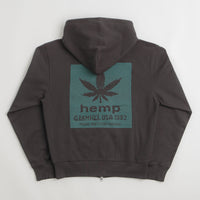 Gramicci Hemp Full Zip Hoodie - Deep Brown thumbnail
