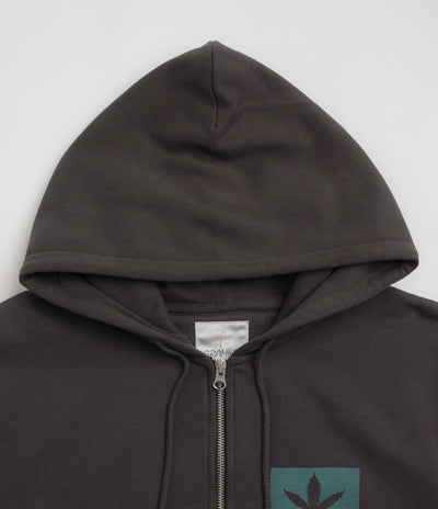 Gramicci Hemp Full Zip Hoodie - Deep Brown