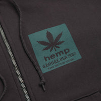 Gramicci Hemp Full Zip Hoodie - Deep Brown thumbnail