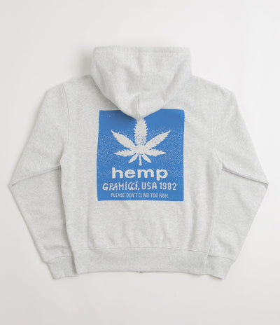 Gramicci Hemp Full Zip Hoodie - Heather Ash