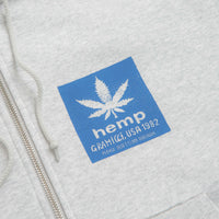 Gramicci Hemp Full Zip Hoodie - Heather Ash thumbnail