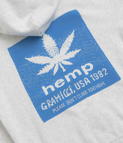Gramicci Hemp Full Zip Hoodie - Heather Ash