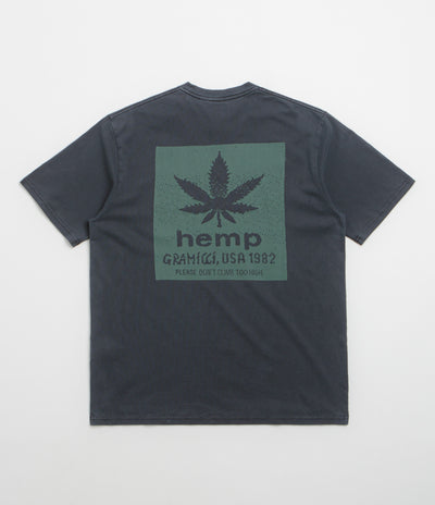 Gramicci Hemp T-Shirt in Navy Pigment